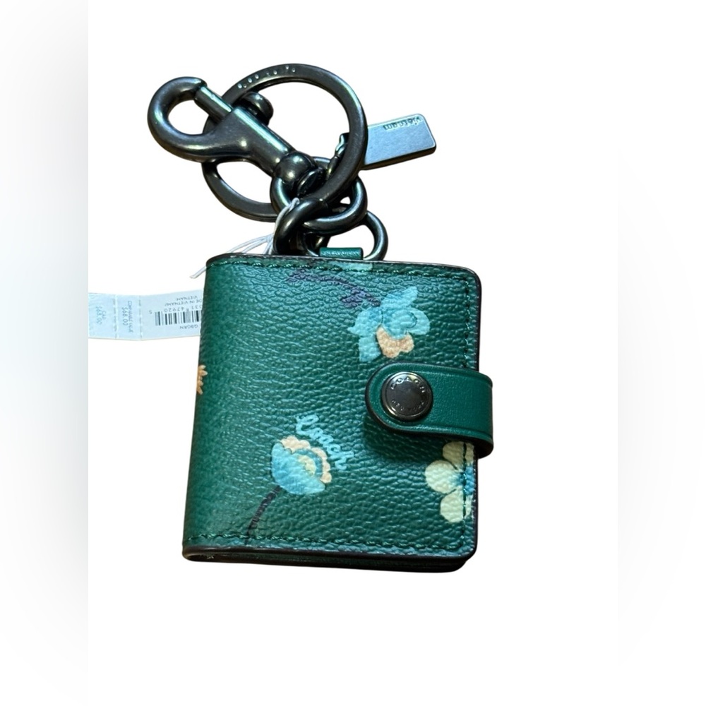 Coach - Mystic Floral Picture Frame Bag Charm/Key Chain - NWT